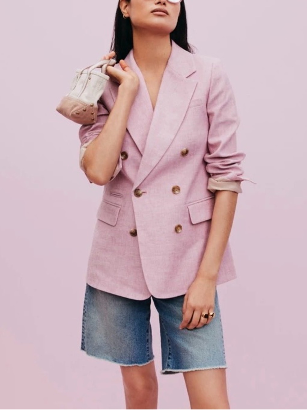 J. Crew Bristol Blazer In Stretch Linen Blend